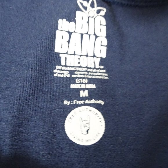 Big Bang Theory Navy T-Shirt - Picture 3 of 3